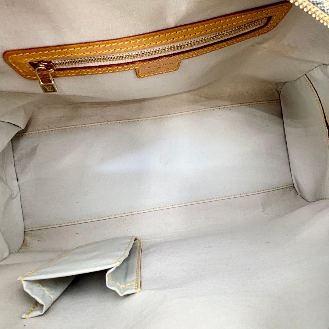 LOUIS VUITTON ルイヴィトン モノグラムミニ マリー ブルー