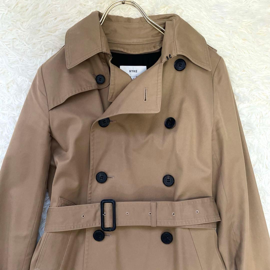 p☆美品✨️ハイク トレンチコート ウールライナー付き ベルト ベージュ 2