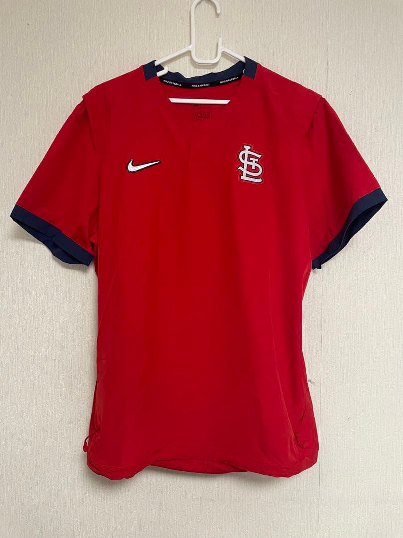 セントルイス・カージナルス MLB 選手着用 ショートスリーブ ナイキ L