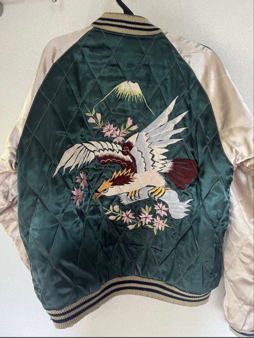 テーラー東洋souvenirjacket別珍 ベロア スカジャン　スーベニア