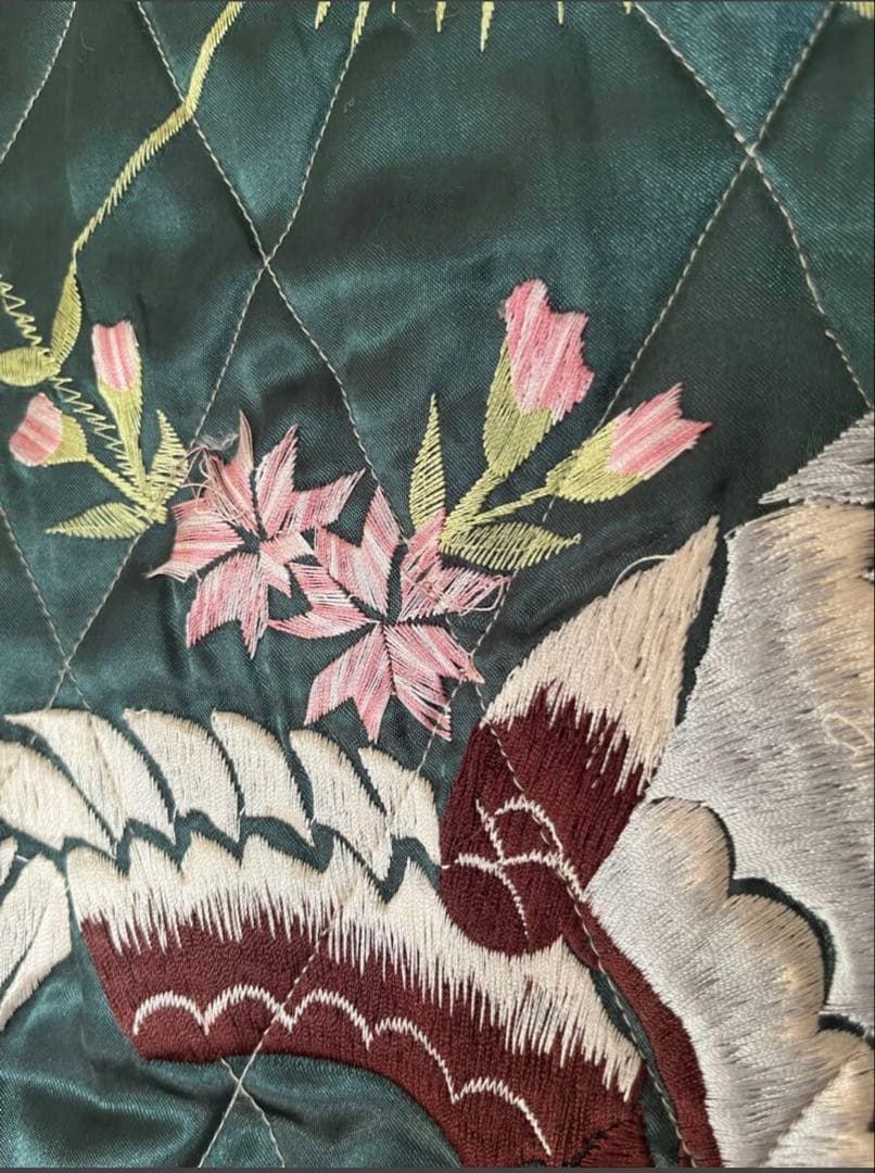 テーラー東洋souvenirjacket別珍 ベロア スカジャン　スーベニア