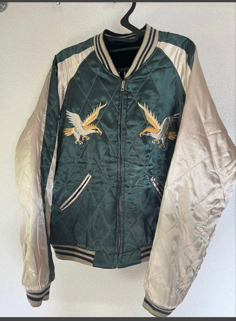 テーラー東洋souvenirjacket別珍 ベロア スカジャン　スーベニア