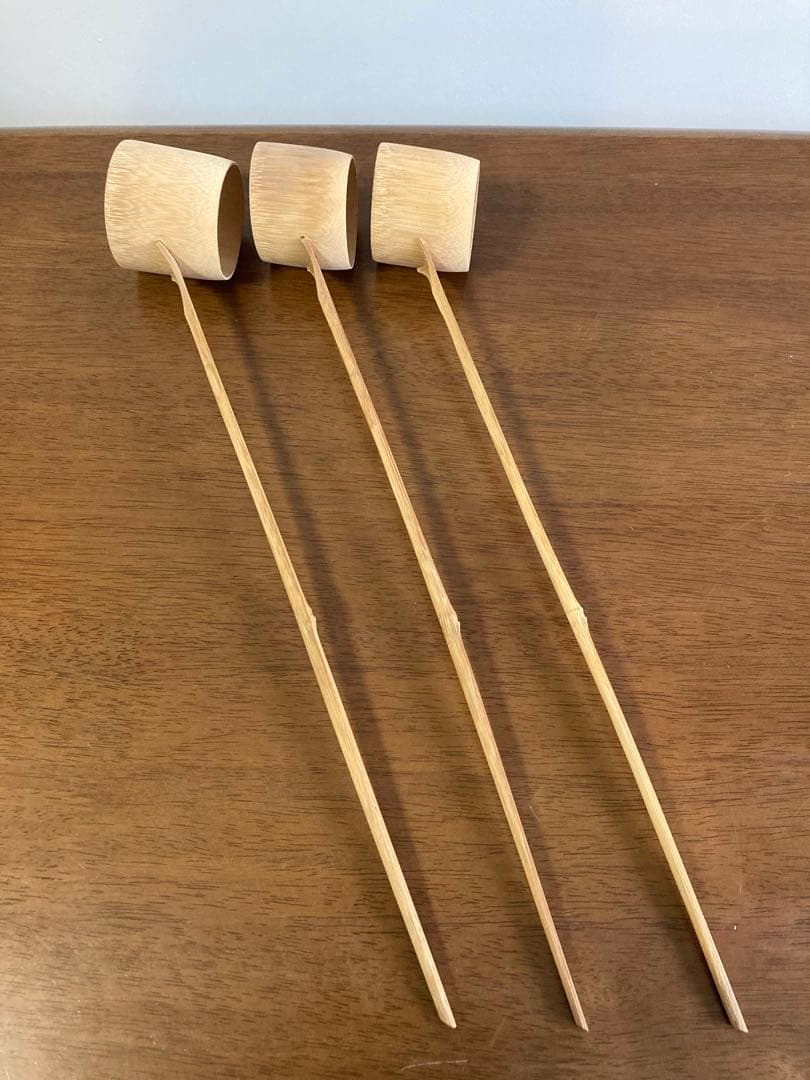 茶道具　柄杓9本　蓋置2個　竹製　セット