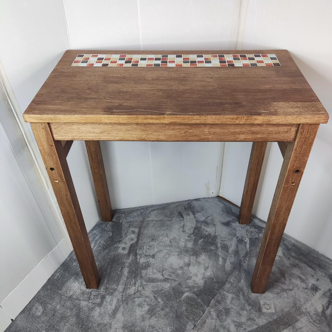 木製 モザイクタイル 作業台　作業机