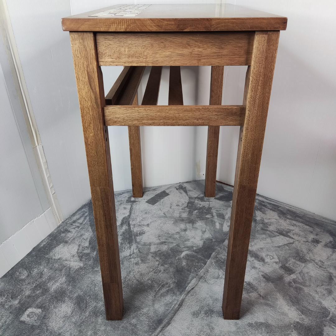 木製 モザイクタイル 作業台　作業机