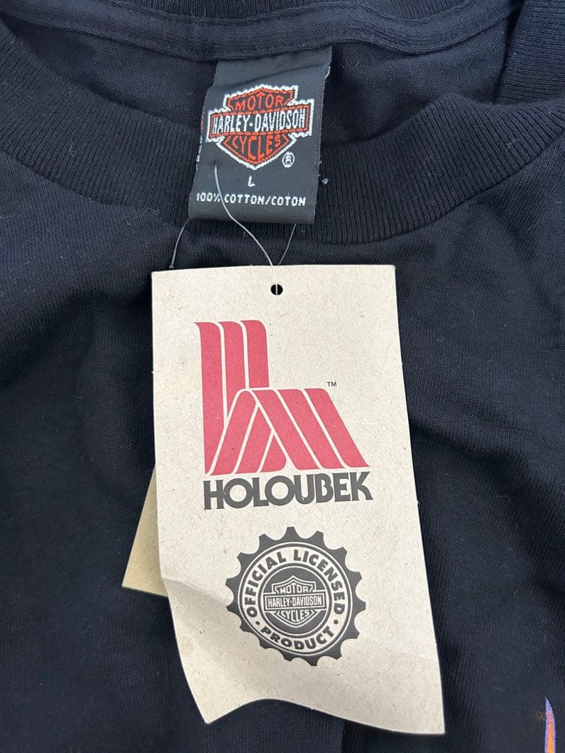 90s デッドストック ハーレーダビッドソン ロゴ ファイヤーパターン ロンT