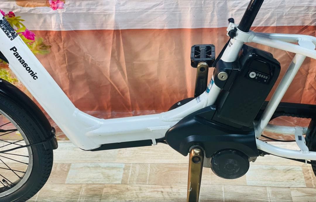 王様ギュットアニーズ⭐️16AHパナソニック子供乗せ電動アシスト自転車Y2359