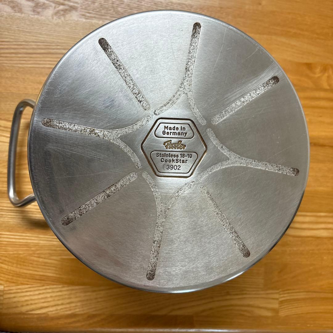 フィスラー／クックスター20cm深鍋・IH可・クレンザー(おまけです)