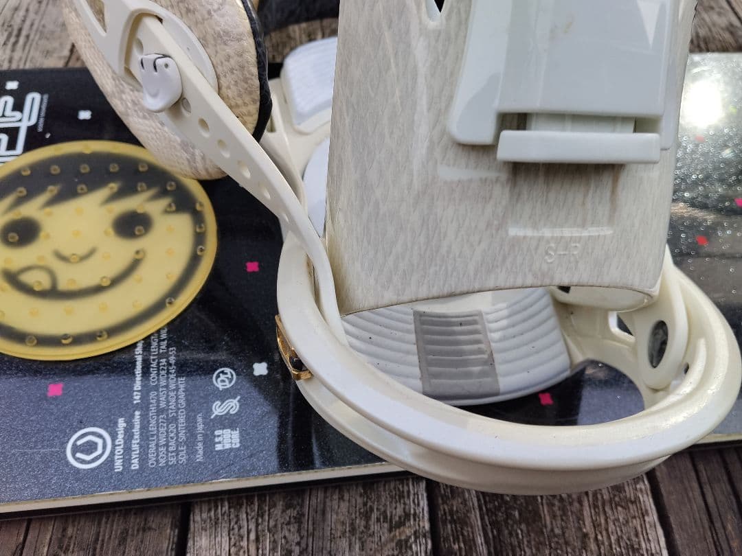 スノーボード 2点セット SCOOTER DAYLIFE 147 FLUX 蛇柄