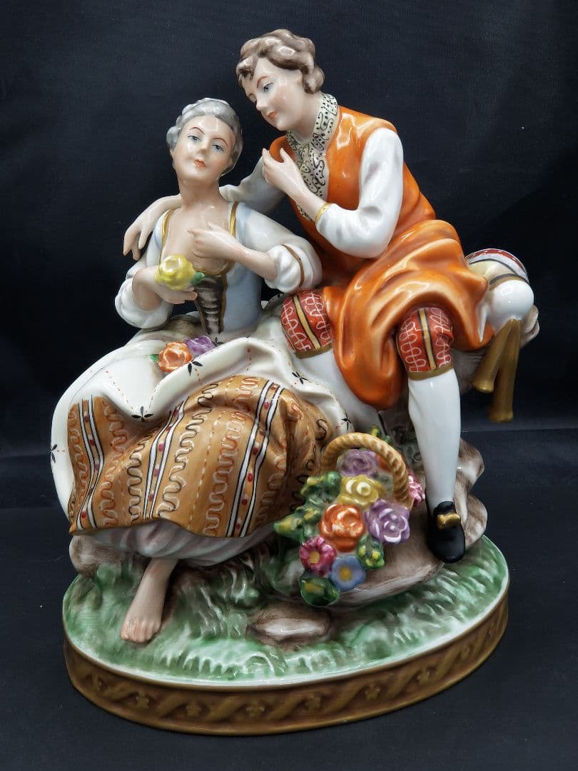 ババリア　ゲロルド　GEROLD　PORZELLAN 置物　フィギュリン