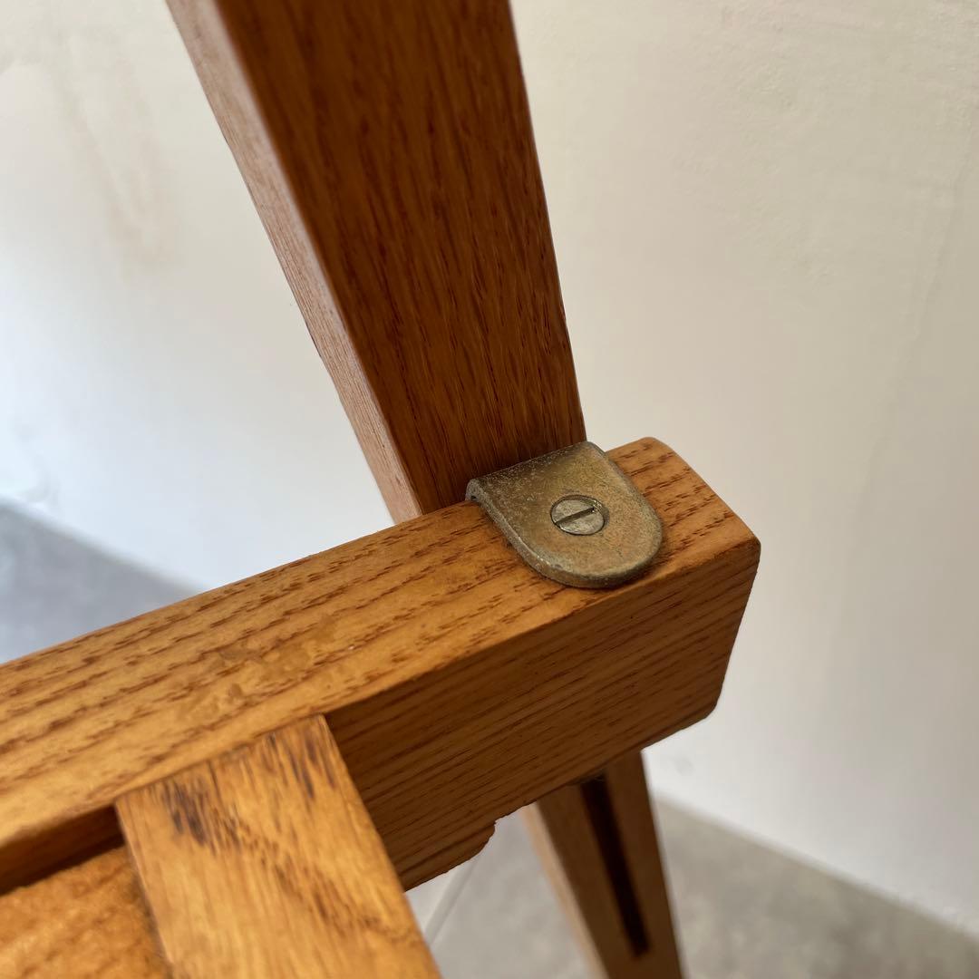 木製　フォールディングチェア　折りたたみチェア　ヴィンテージ風　ナチュラル