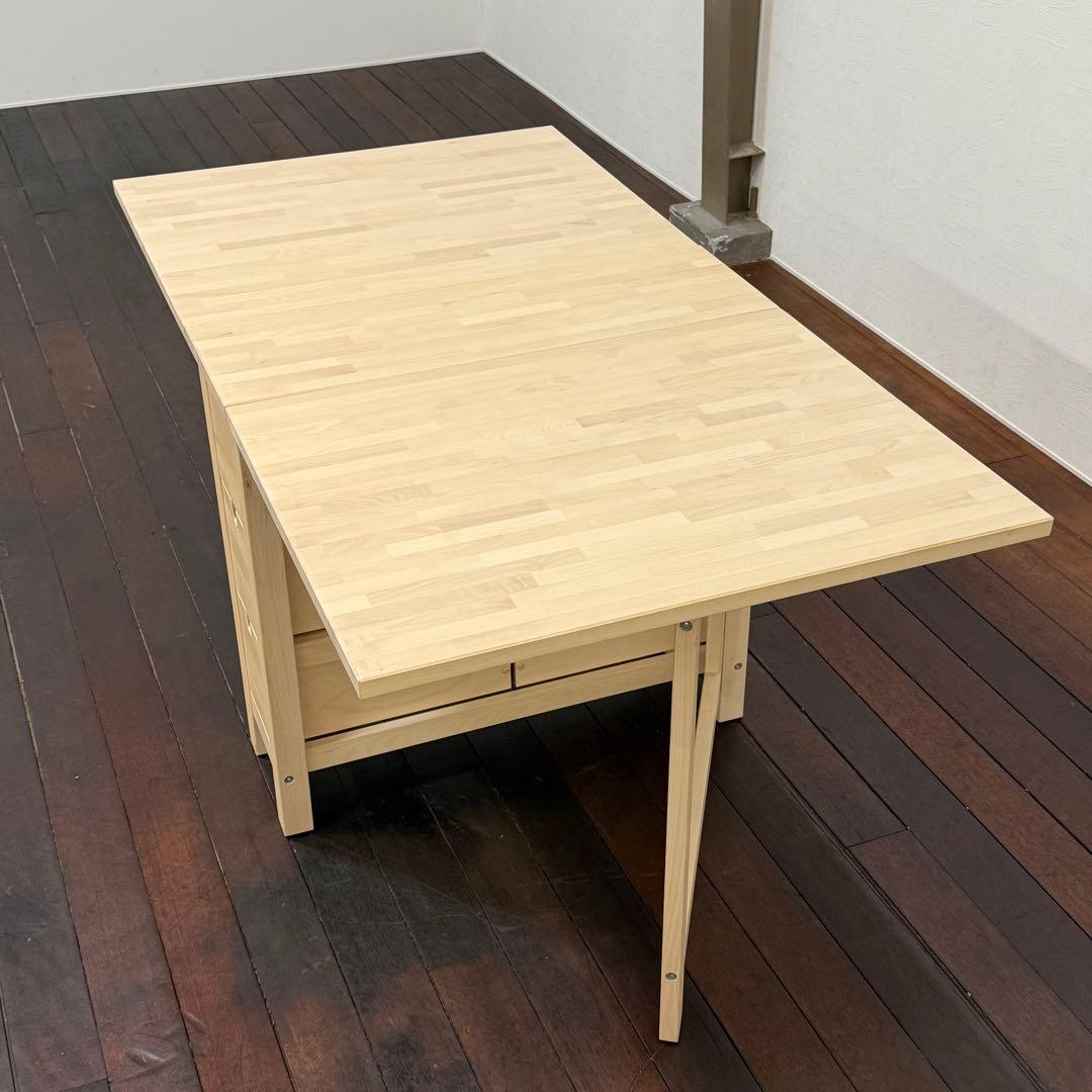 H110K34 イケア IKEA NORDEN ノールデン ゲートレッグテーブル