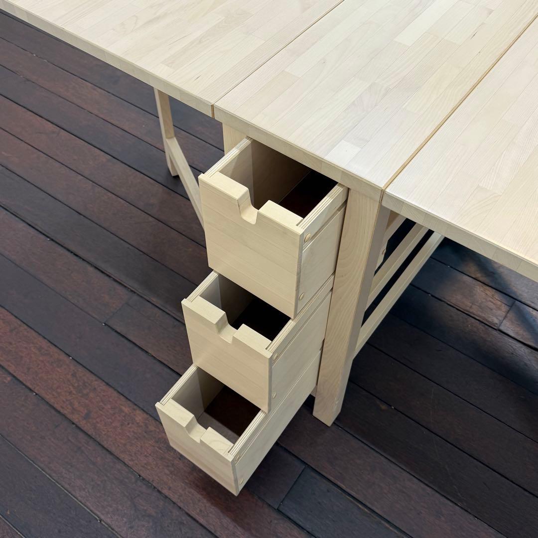 H110K34 イケア IKEA NORDEN ノールデン ゲートレッグテーブル