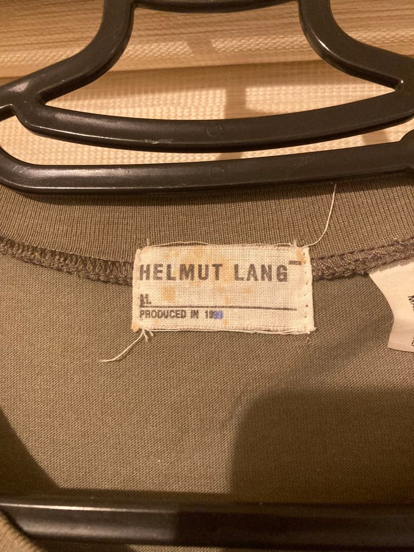 良品 HELMUT LANG 90s 初期 ペイント ペンキ tシャツ 本人期