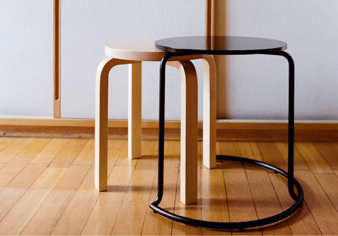 【最終値下げ】 美品 artek 606 サイドテーブル　ブラック