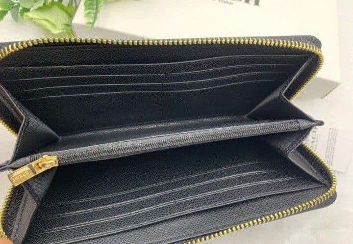 新品未使用コーチ長財布パックマンブラックレディースメンズ送料無料即日発送