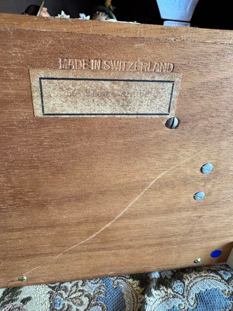 木製オルゴール ダンスフィギュア付き