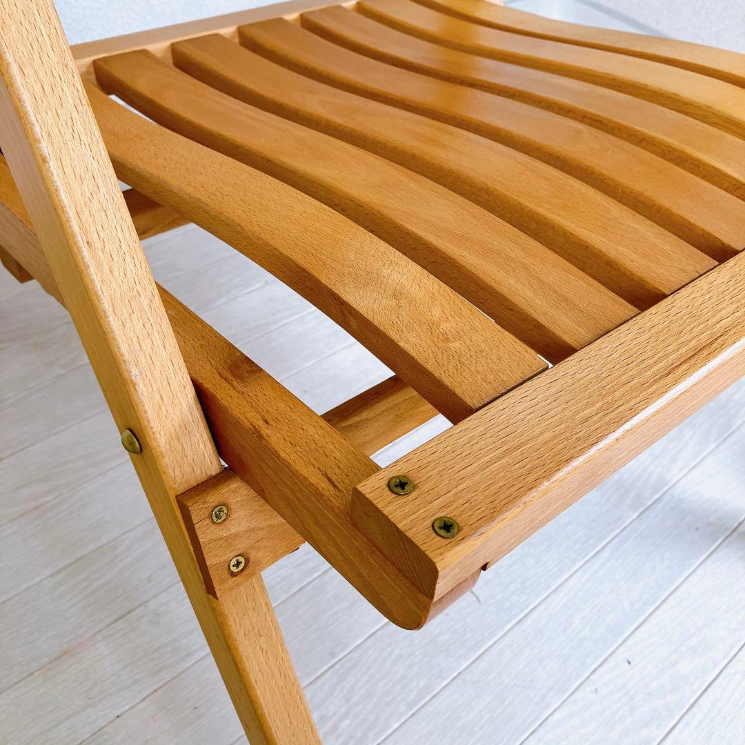 無垢材 デッキチェア 真鍮 接合 高級 アウトドア ガーデン サウナ 折り畳み