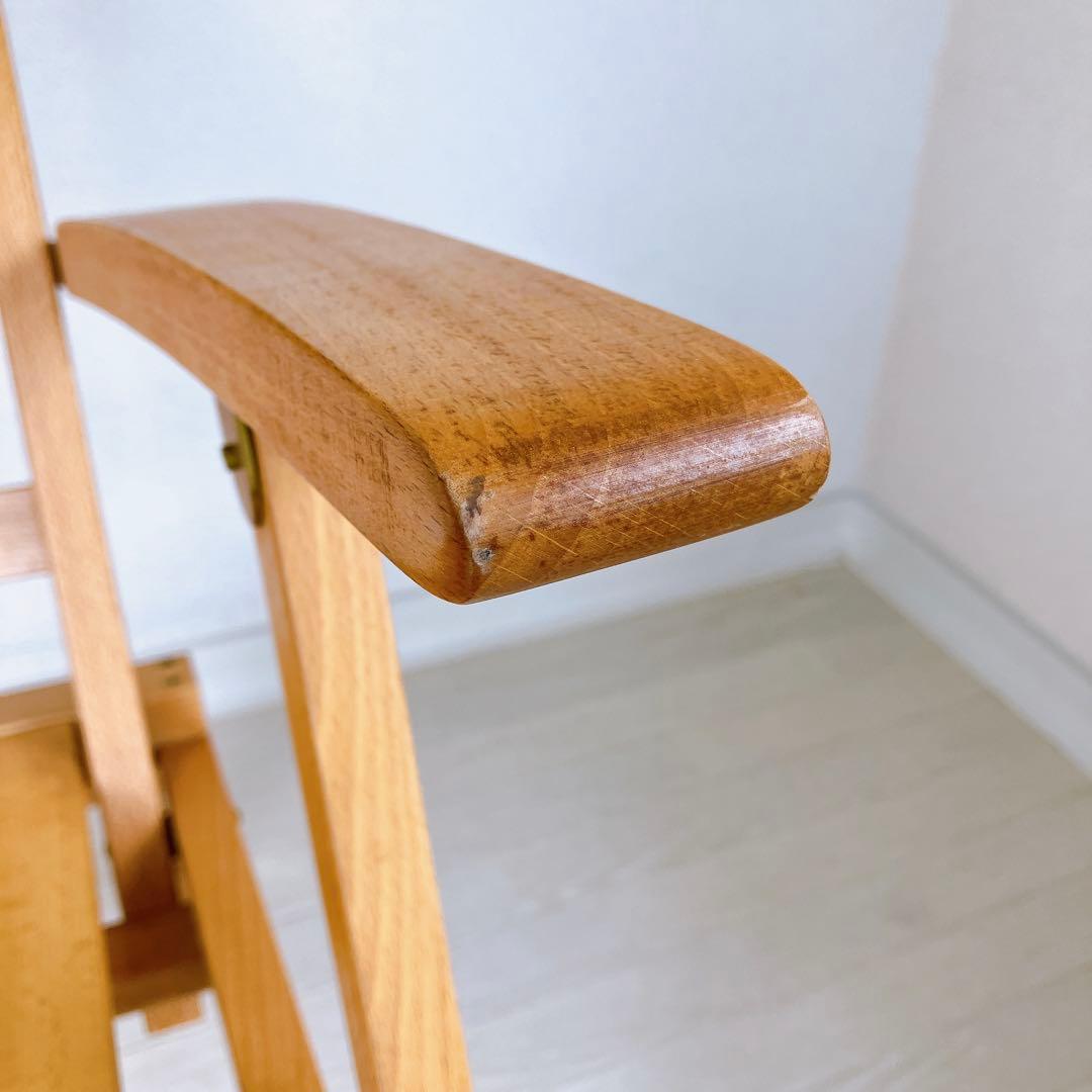 無垢材 デッキチェア 真鍮 接合 高級 アウトドア ガーデン サウナ 折り畳み