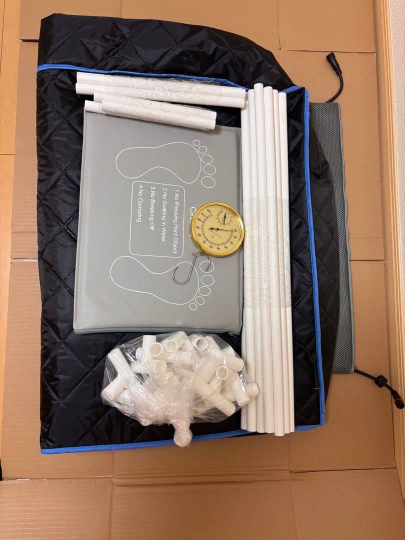 USB接続 サウナポッド 黒と青