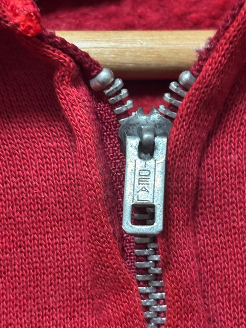 60s-70s ヴィンテージ IDEAL アルミ片爪ジップ フルジップパーカー