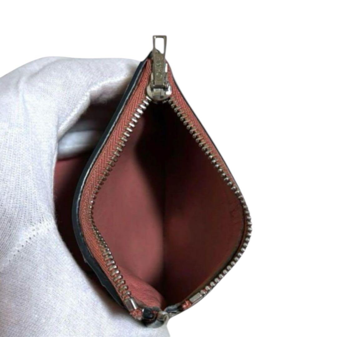 人気　ロエベ　折り財布　バーティカルウォレット　スモール　レザー　トリカラー