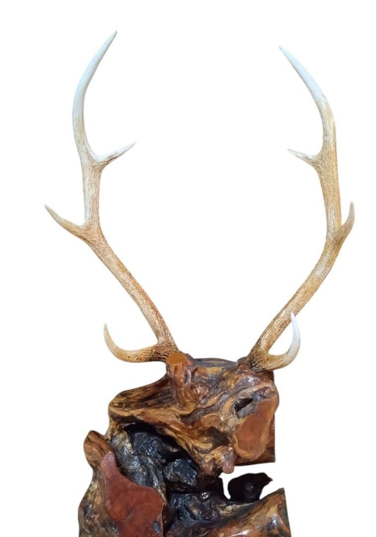 鹿の角　大型　木製　ツノ