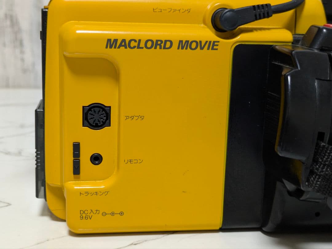 【希少動作品】National　NV-MC15　VHS-C対応　イエロー