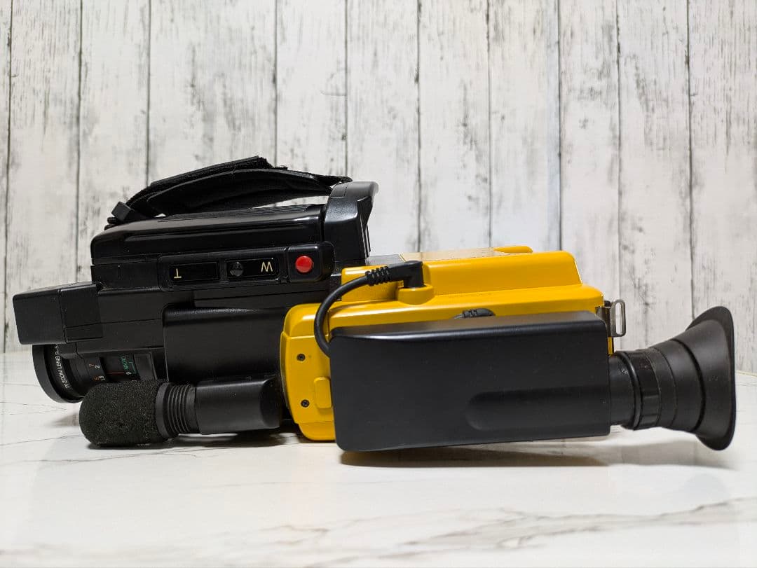 【希少動作品】National　NV-MC15　VHS-C対応　イエロー