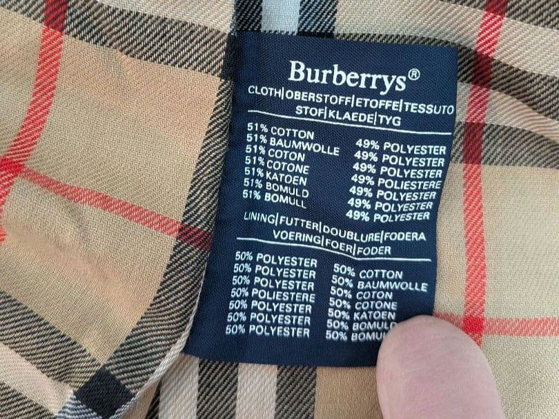 バーバリー　BURBERRY　トレンチコート ノバチェック ベルト付