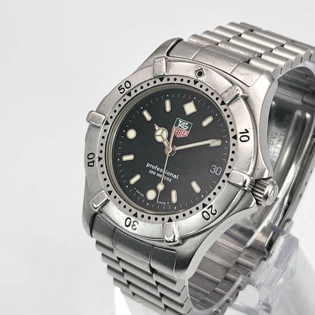 美品✨　タグホイヤー　プロフェッショナル　ブラック　962.013 付属品有り