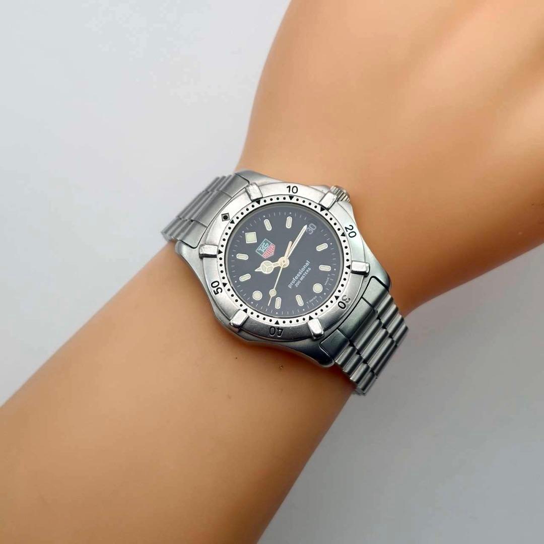 美品✨　タグホイヤー　プロフェッショナル　ブラック　962.013 付属品有り