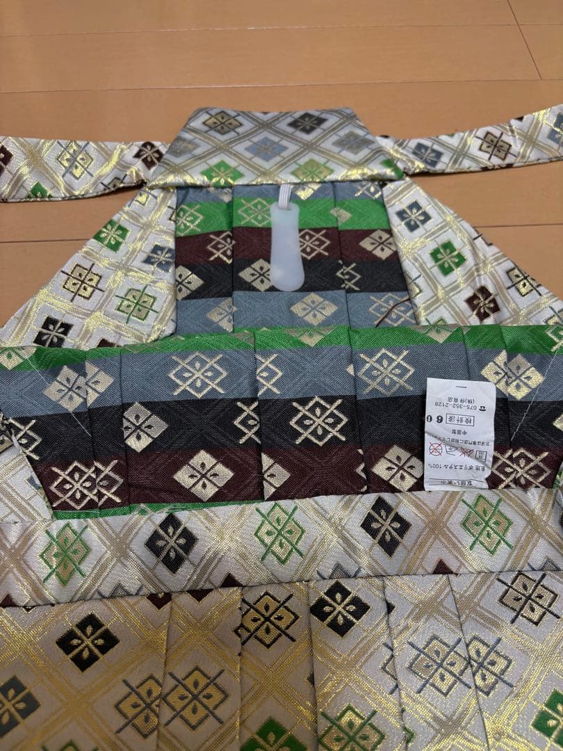 七五三　五歳男子フルセット 龍と波の模様