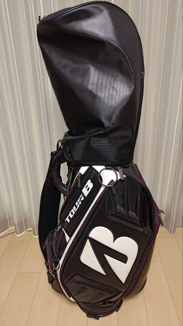 TOUR B ゴルフバッグ ブラック/ホワイト