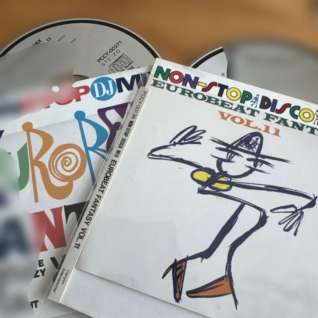 EUROBEAT FANTASYノンストップミックス　7枚セット