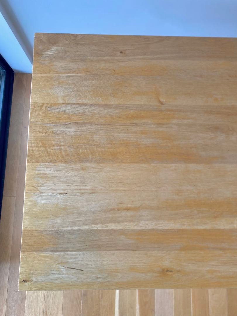 オーク無垢材　ダイニングテーブル　w110×d70×h65cm