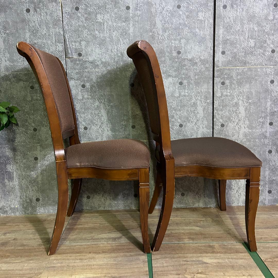 ꧁ネオクラシックスタイル家具꧂ダイニングチェア2脚 食卓 いす イス 椅子