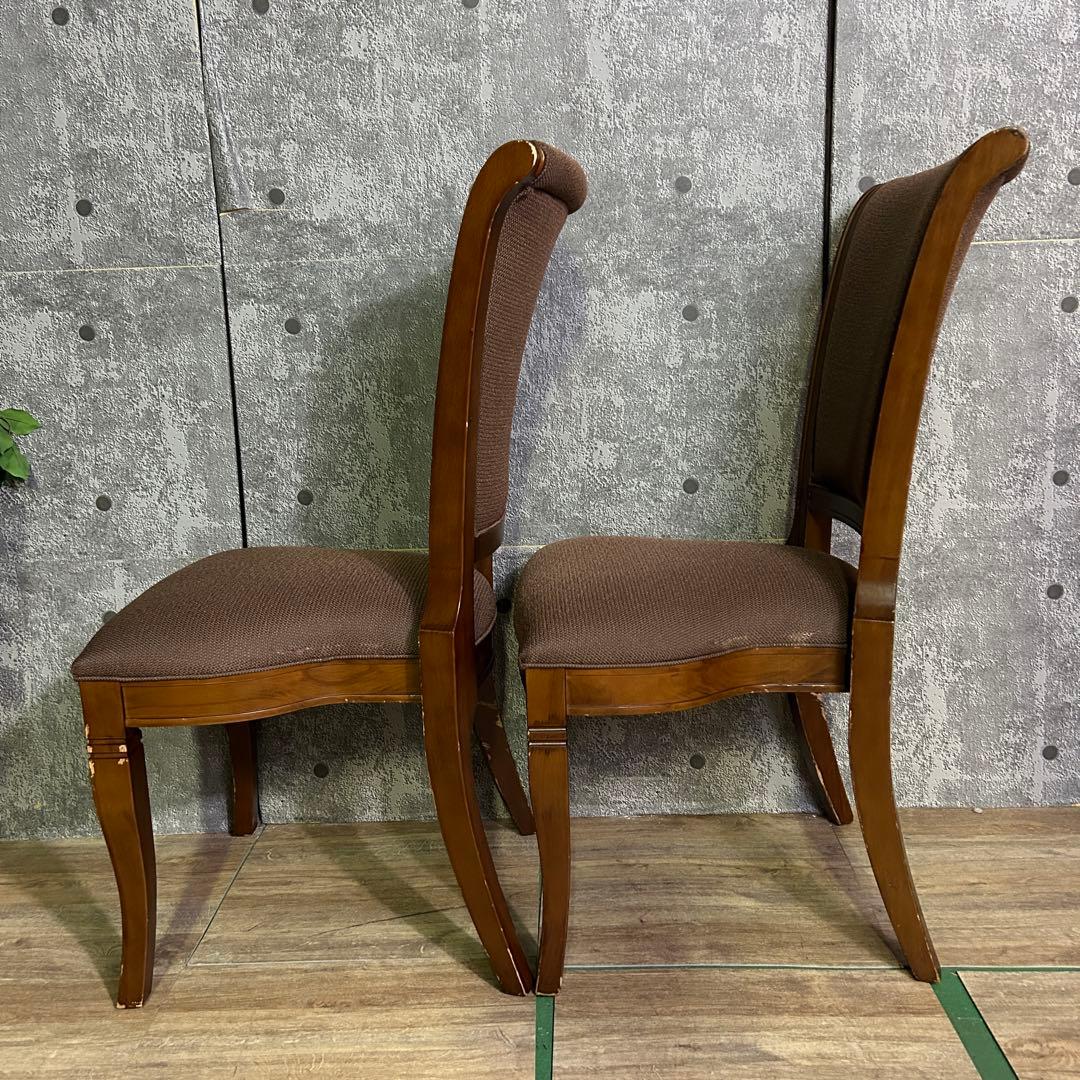 ꧁ネオクラシックスタイル家具꧂ダイニングチェア2脚 食卓 いす イス 椅子