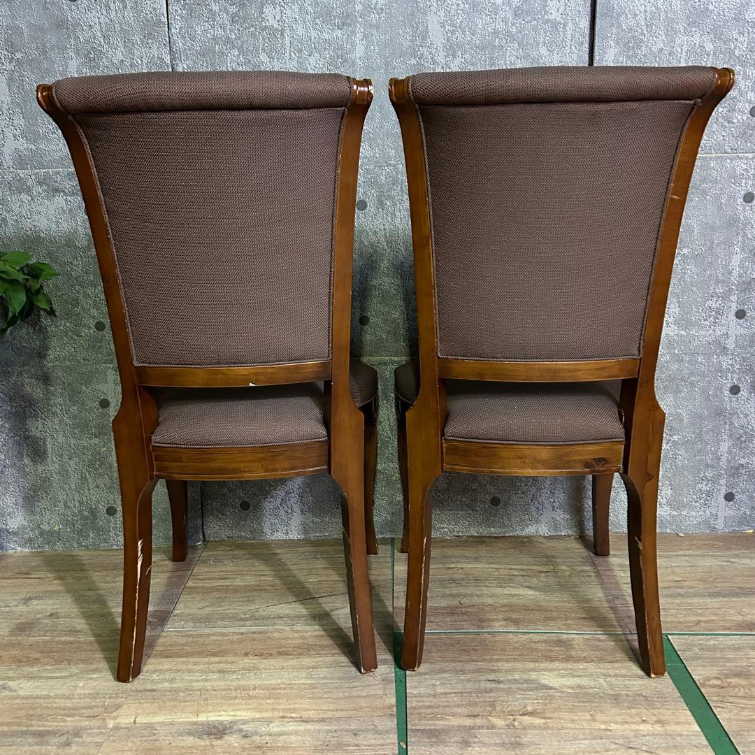 ꧁ネオクラシックスタイル家具꧂ダイニングチェア2脚 食卓 いす イス 椅子