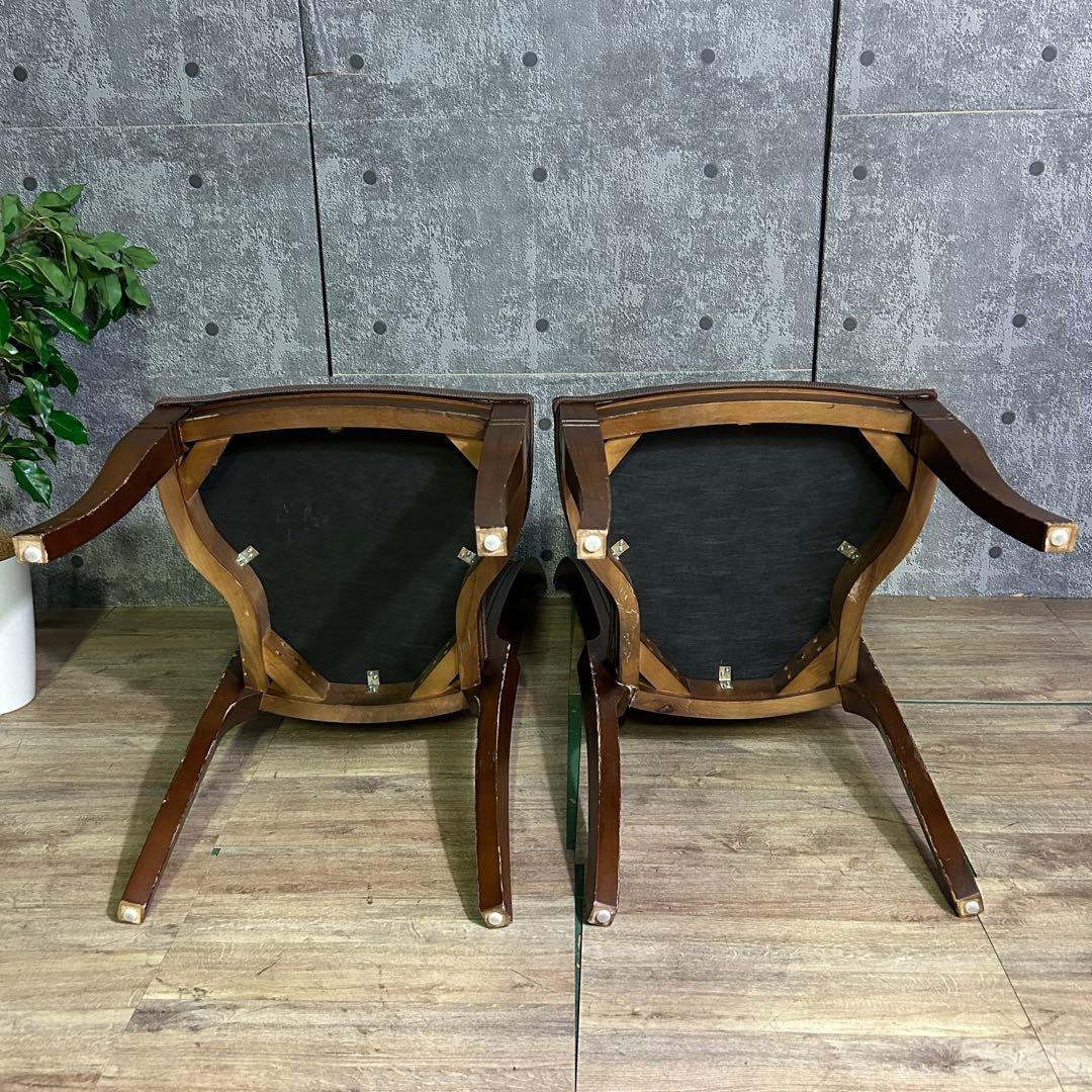 ꧁ネオクラシックスタイル家具꧂ダイニングチェア2脚 食卓 いす イス 椅子