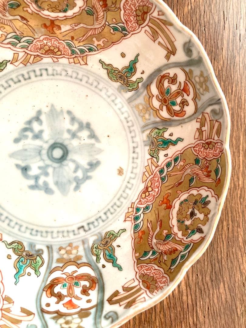 らーちゃん様5枚おまとめa 〜e 古伊万里　色絵　膾皿　なます皿　骨董