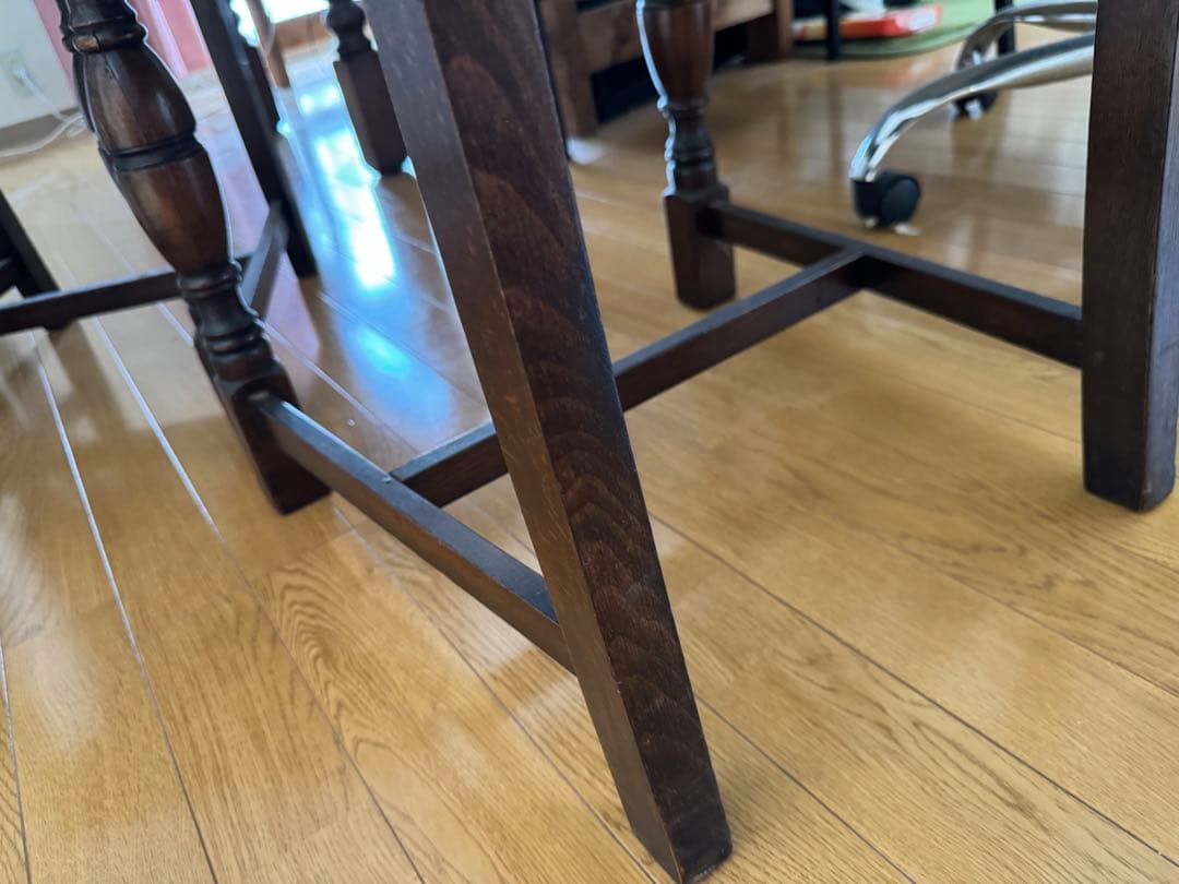 ③1脚/4脚 イギリス アンティーク 家具 ダイニング チェア 椅子