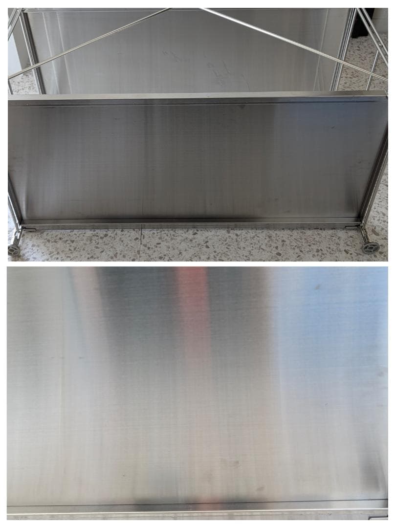 USED MUJI 無印良品 ステンレス ユニットシェルフ 3段 幅86㌢