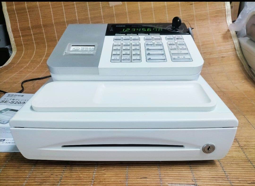 カシオレジスター　SE-S20/NL200　人気機種　送料無料　22020987