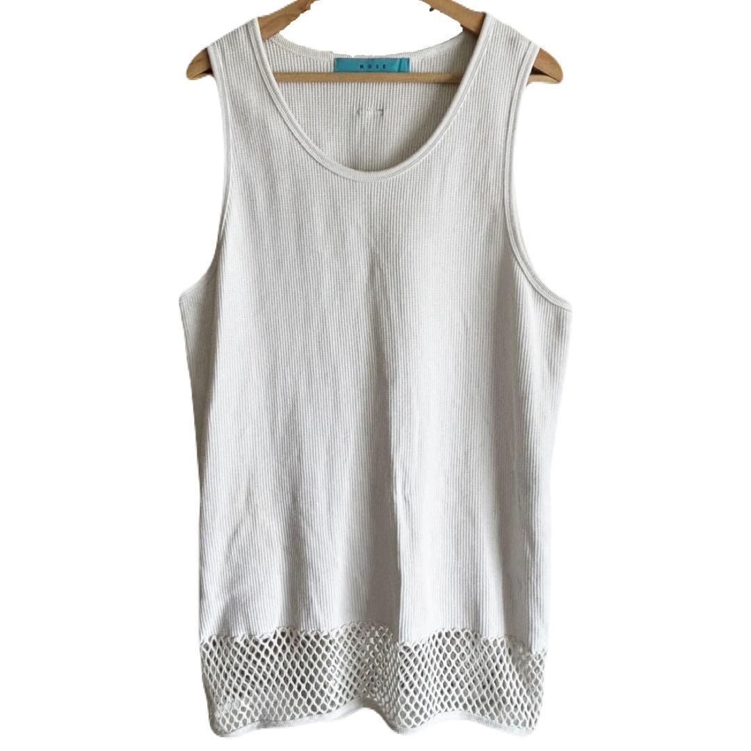 【山中拓也着用】MUZE Waffle HEM MESH tanktop
