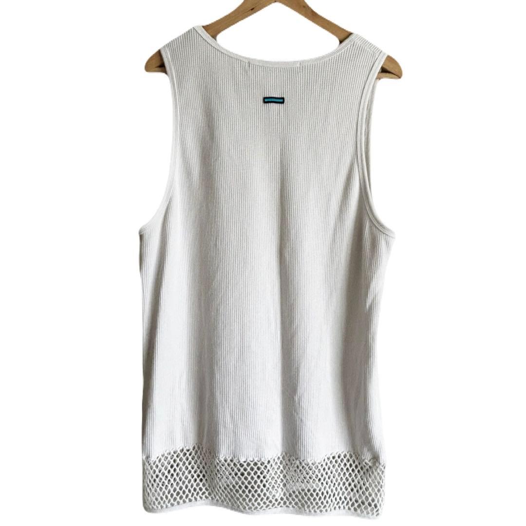 【山中拓也着用】MUZE Waffle HEM MESH tanktop