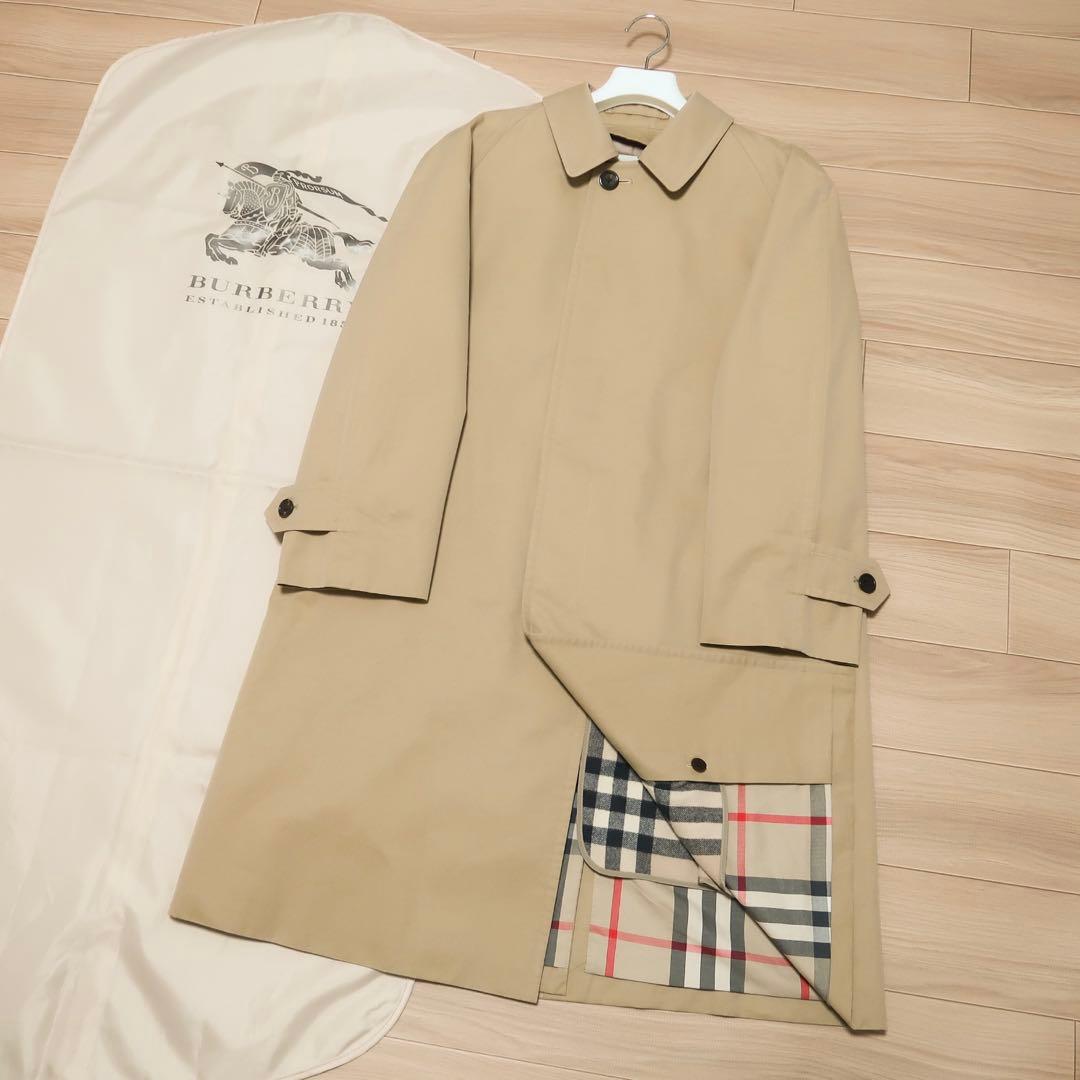 貴重高級 BURBERRY カシミヤライナー ステンカラーコート バーバリー