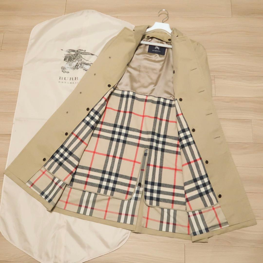 貴重高級 BURBERRY カシミヤライナー ステンカラーコート バーバリー