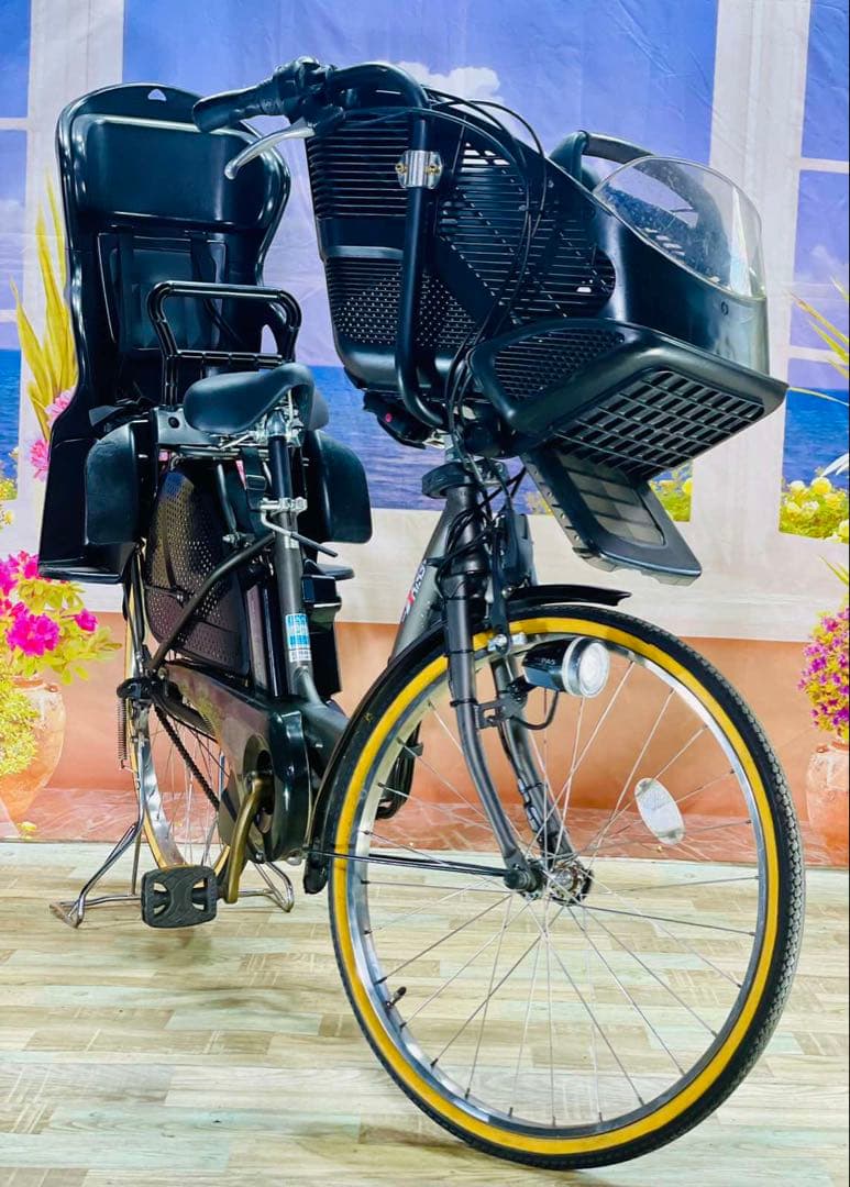 パスキス26インチ⭐️ヤマハ人気モデル！子供乗せ電動アシスト自転車Y1780