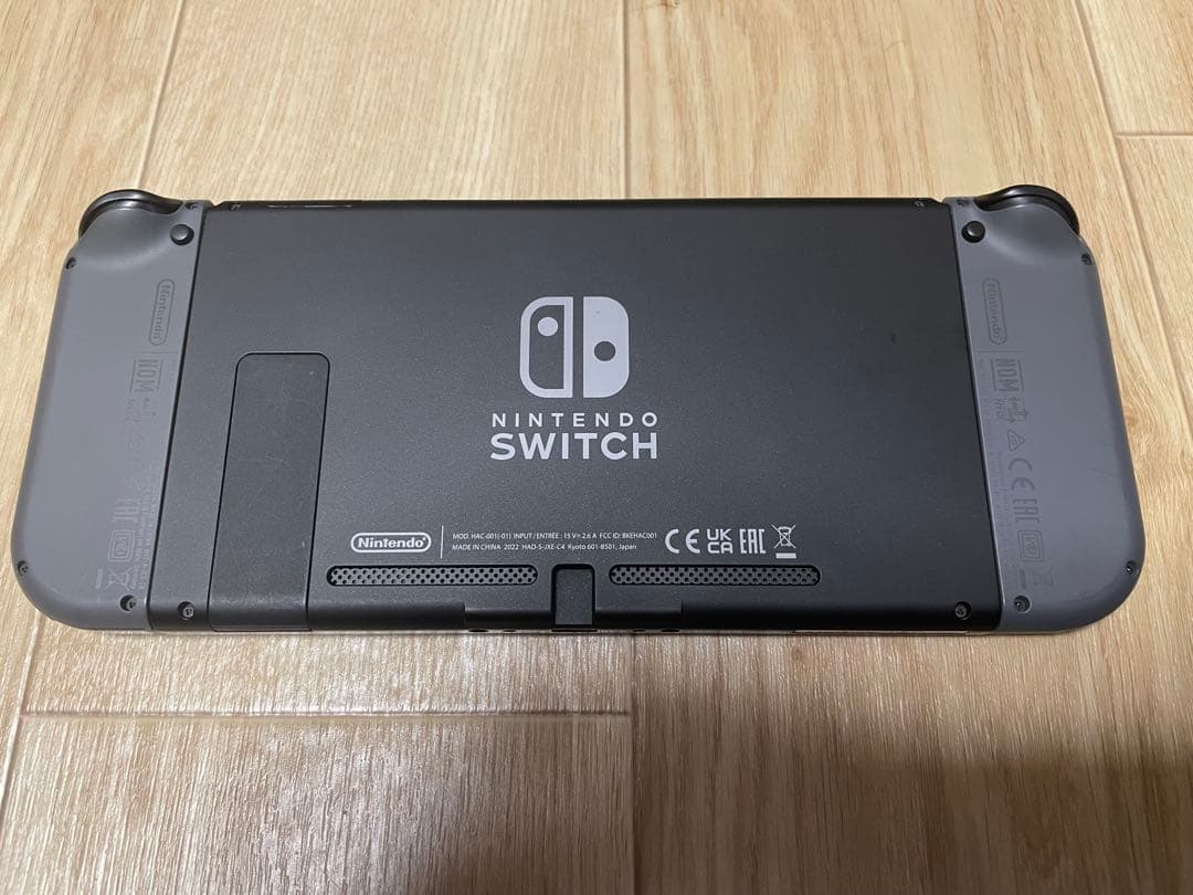 動作確認済み　Nintendo Switch グレー　付属品完備